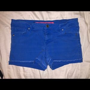 Blue Denim Shorts